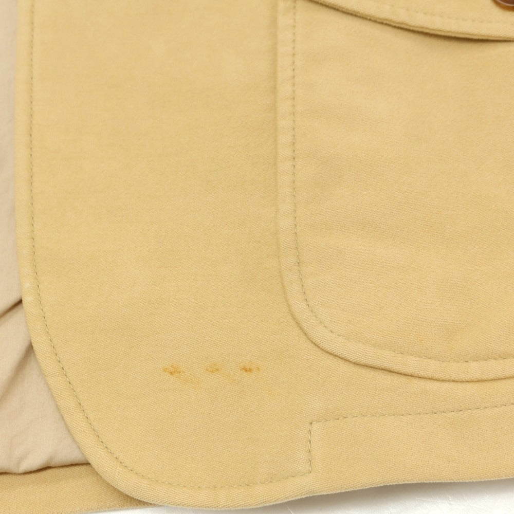 【中古】サルヴァトーレフェラガモ Salvatore Ferragamo コットン 中綿ジャケット イエローベージュ【 46 】【 状態ランクC 】【 メンズ 】