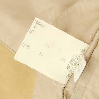 【中古】サルヴァトーレフェラガモ Salvatore Ferragamo コットン 中綿ジャケット イエローベージュ【 46 】【 状態ランクC 】【 メンズ 】