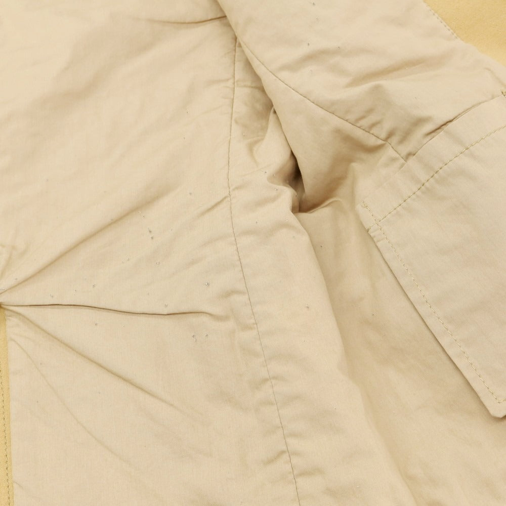 【中古】サルヴァトーレフェラガモ Salvatore Ferragamo コットン 中綿ジャケット イエローベージュ【 46 】【 状態ランクC 】【 メンズ 】