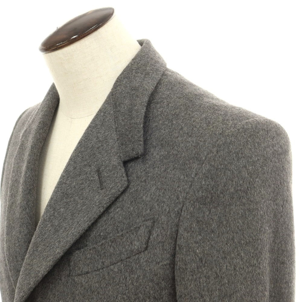 【中古】ポールスミスコレクション PAUL SMITH COLLECTION アンゴラ チェスターフィールドコート グレー【 L 】【 状態ランクB 】【 メンズ 】