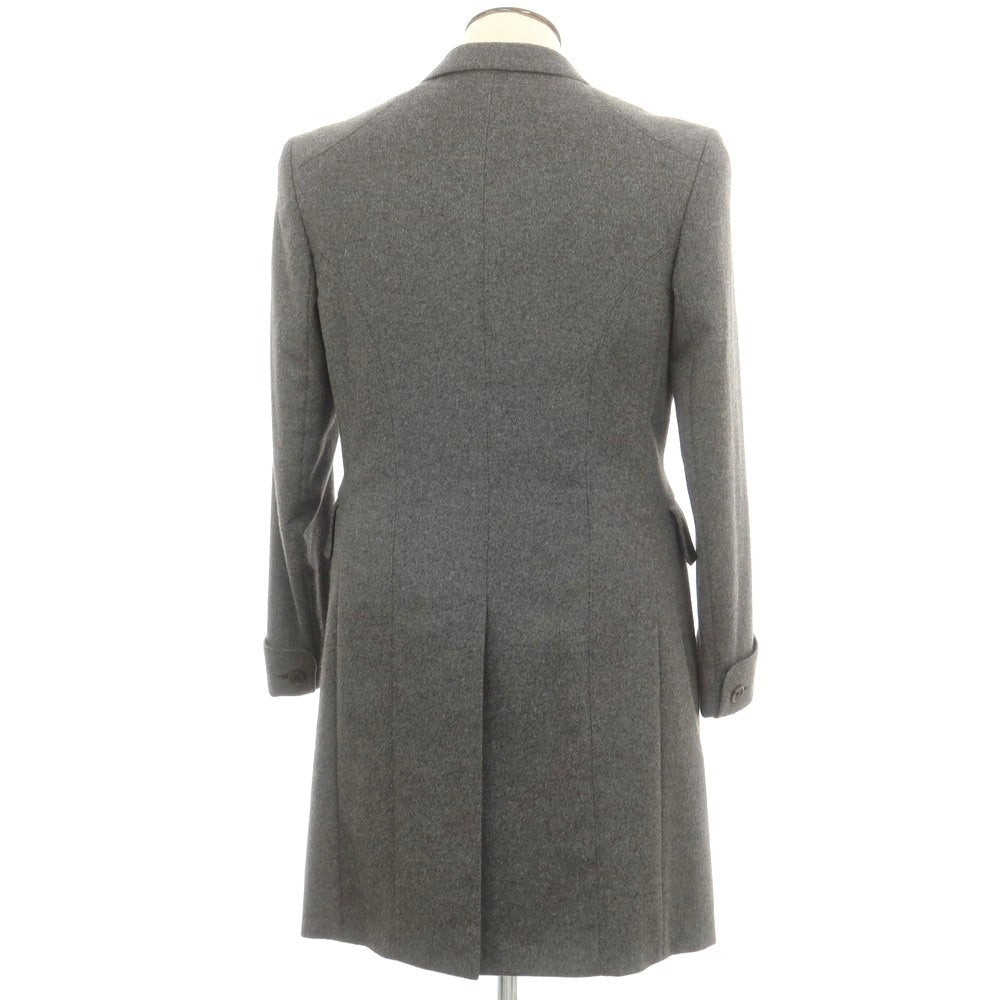 【中古】ポールスミスコレクション PAUL SMITH COLLECTION アンゴラ チェスターフィールドコート グレー【 L 】【 状態ランクB 】【 メンズ 】
