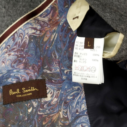 【中古】ポールスミスコレクション PAUL SMITH COLLECTION アンゴラ チェスターフィールドコート グレー【 L 】【 状態ランクB 】【 メンズ 】