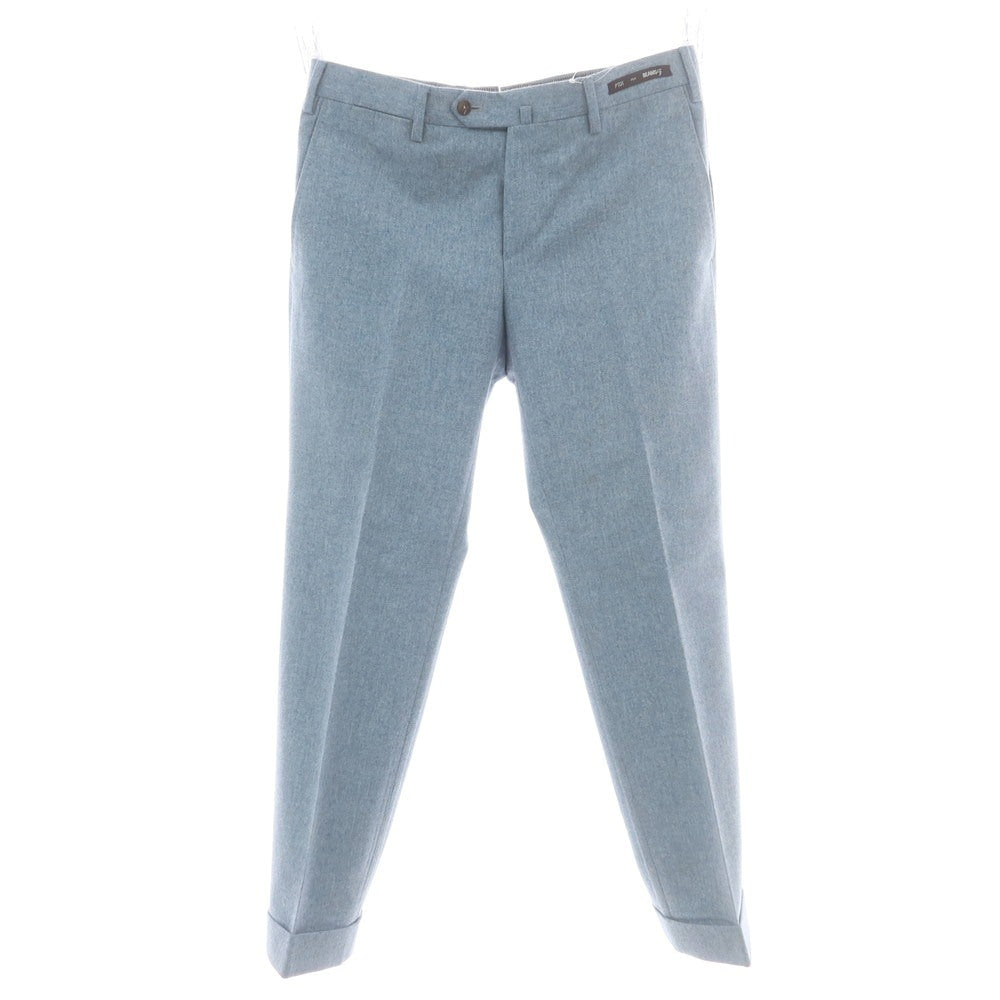 【中古】ピーティーゼロウーノ PT01 BEAMS F別注 Woolly SUPER 110’S ウール ドレススラックスパンツ ライトブルー【 48 】【 状態ランクC 】【 メンズ 】