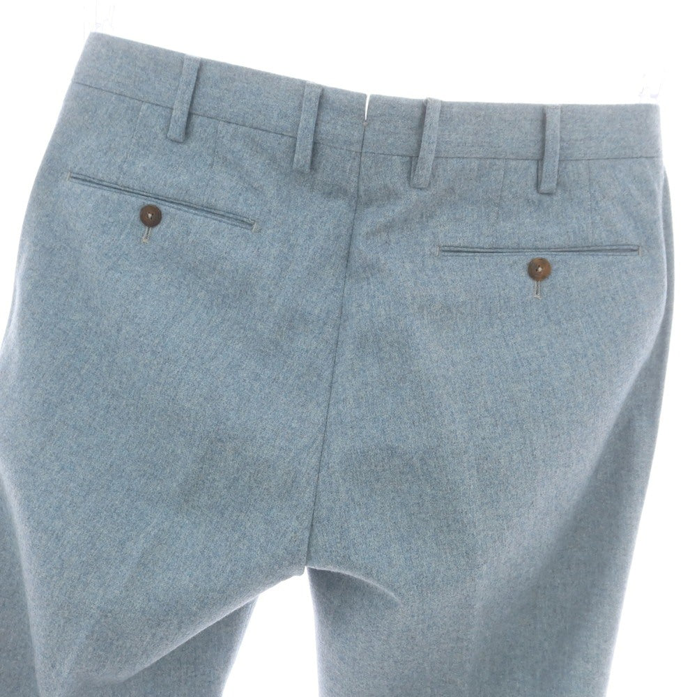 【中古】ピーティーゼロウーノ PT01 BEAMS F別注 Woolly SUPER 110’S ウール ドレススラックスパンツ ライトブルー【 48 】【 状態ランクC 】【 メンズ 】