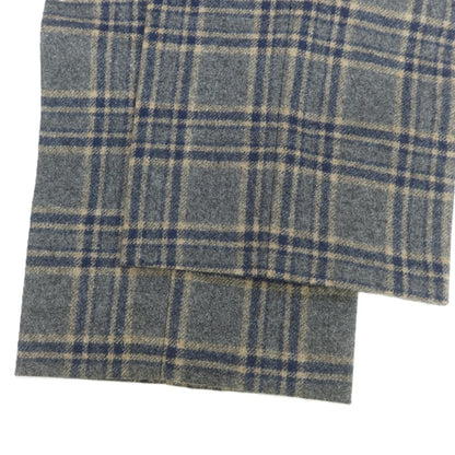 【中古】ピーティーゼロウーノ PT01 Fulham Rd. ウール チェック ドレススラックスパンツ グレーxネイビー【 46 】【 状態ランクB 】【 メンズ 】