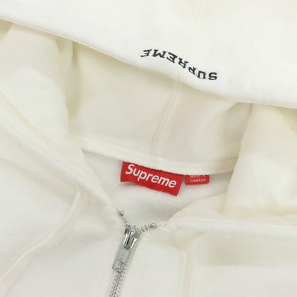 【中古】シュプリーム Supreme 2025年秋冬 S Logo Zip Up Hooded Sweatshirt パーカー ホワイト【 M 】【 状態ランクA 】【 メンズ 】