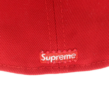 【中古】シュプリーム Supreme 2025年秋冬 Swarovski S Logo New Era BBキャップ レッド【 7 3/8 】【 状態ランクA 】【 メンズ 】