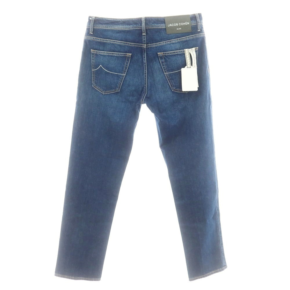 【新品】ヤコブコーエン JACOB COHEN SCOTT ストレッチ デニムパンツ ジーンズ ダークブルー【 34 】【 状態ランクN 】【 メンズ 】