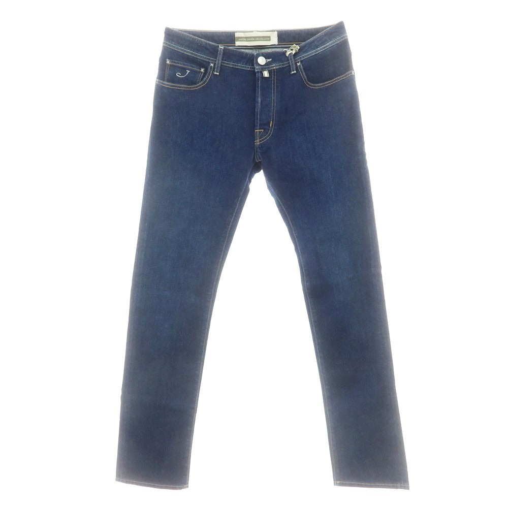 【新品】ヤコブコーエン JACOB COHEN BARD ストレッチ デニムパンツ ジーンズ ネイビー【 34 】【 状態ランクN 】【 メンズ 】