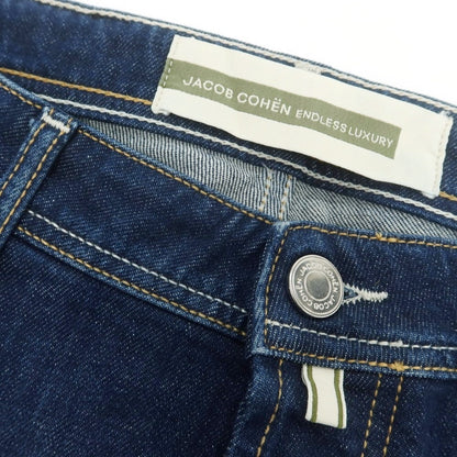 【新品】ヤコブコーエン JACOB COHEN BARD ストレッチ デニムパンツ ジーンズ ネイビー【 34 】【 状態ランクN 】【 メンズ 】