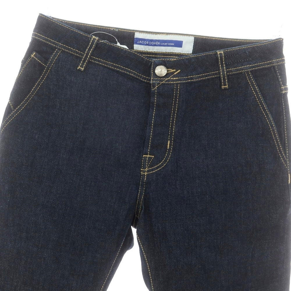 【新品】ヤコブコーエン JACOB COHEN LENNY ストレッチ デニムパンツ ジーンズ ネイビー【 34 】【 状態ランクN 】【 メンズ 】