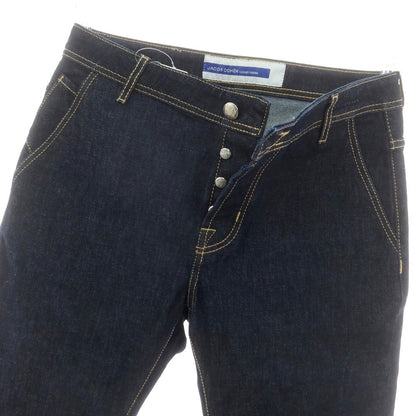 【新品】ヤコブコーエン JACOB COHEN LENNY ストレッチ デニムパンツ ジーンズ ネイビー【 34 】【 状態ランクN 】【 メンズ 】