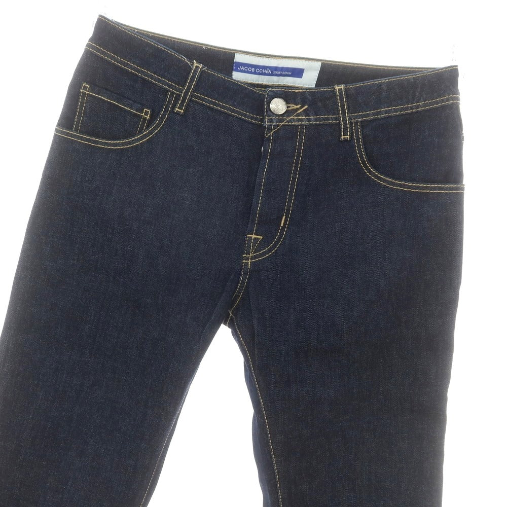 【新品】ヤコブコーエン JACOB COHEN BARNY ストレッチ デニムパンツ ジーンズ ネイビー【 34 】【 状態ランクN 】【 メンズ 】