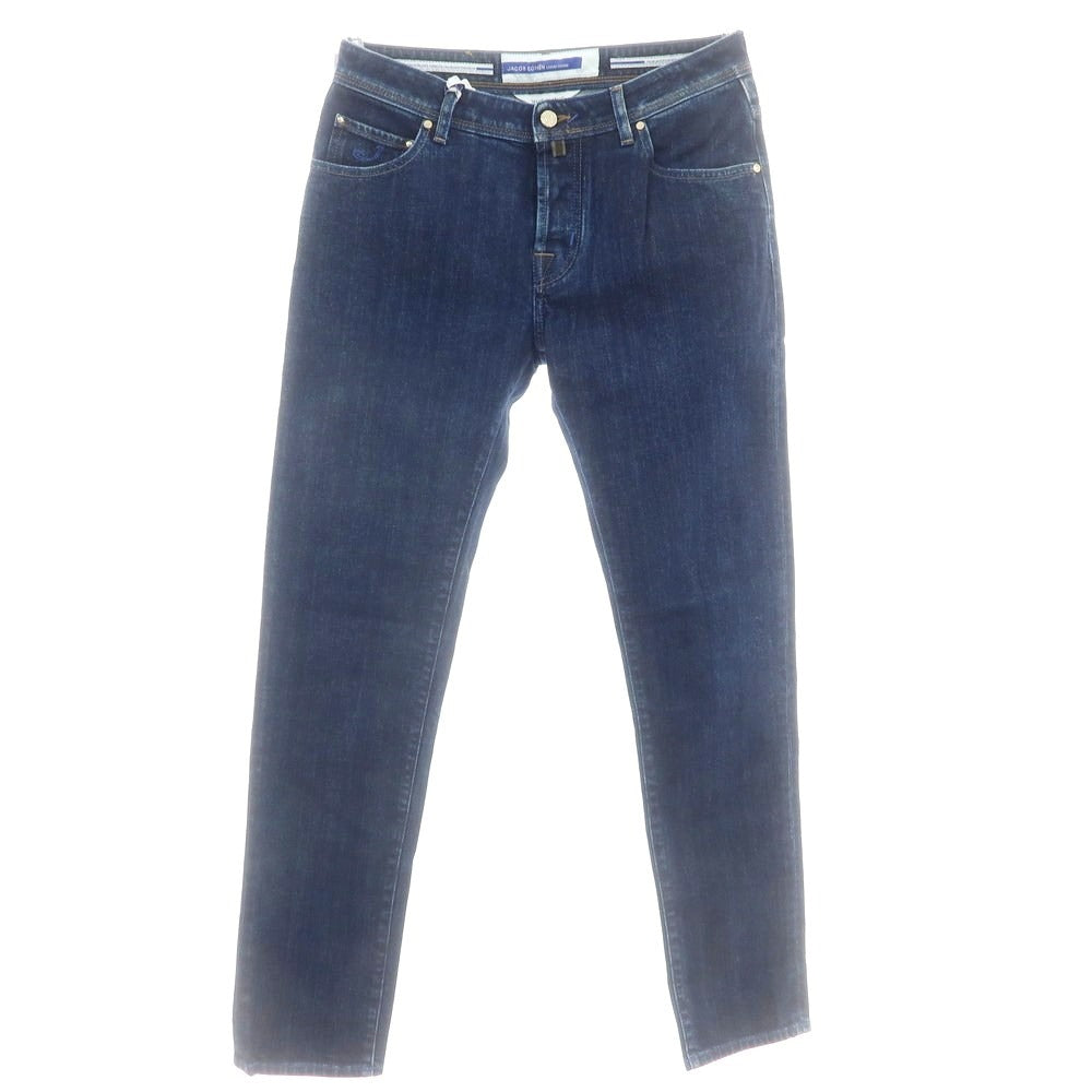 【新品】ヤコブコーエン JACOB COHEN BARNY ストレッチ デニムパンツ ジーンズ ネイビー【 34 】【 状態ランクN 】【 メンズ 】