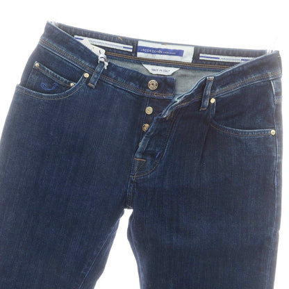 【新品】ヤコブコーエン JACOB COHEN BARNY ストレッチ デニムパンツ ジーンズ ネイビー【 34 】【 状態ランクN 】【 メンズ 】