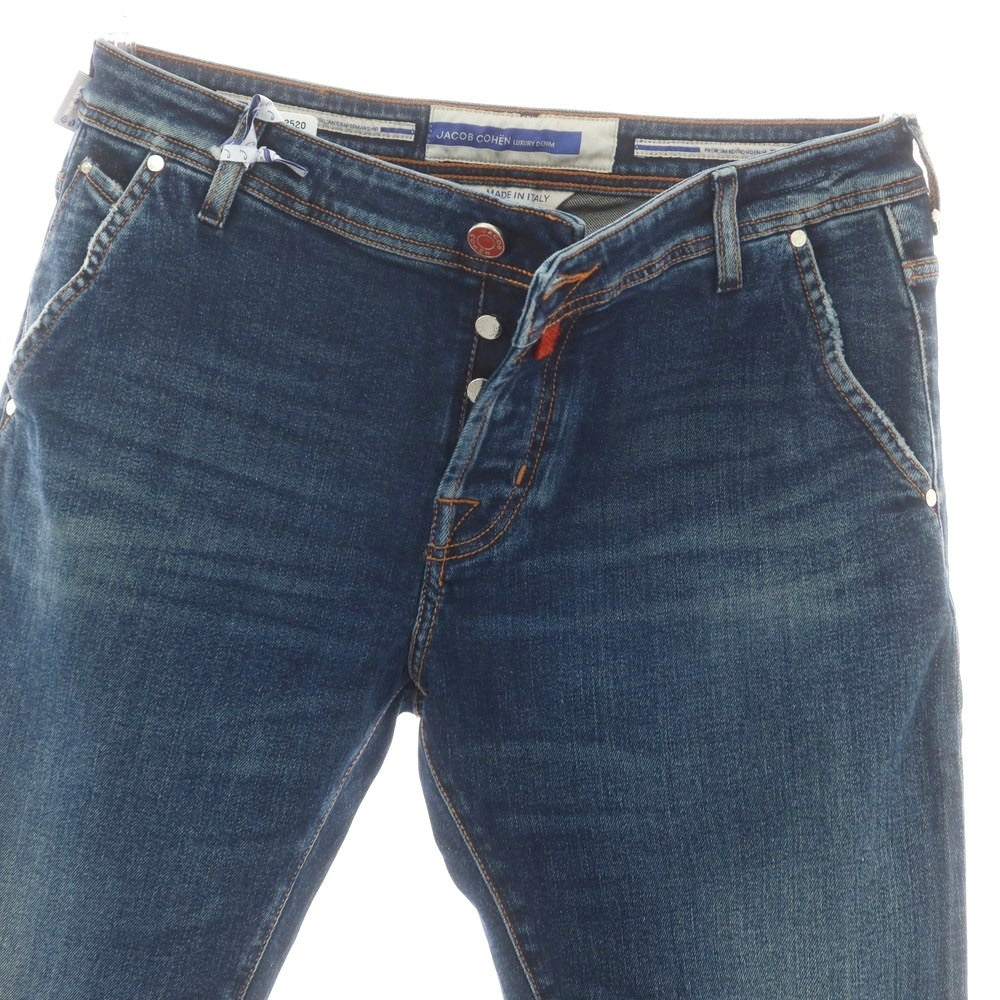 【新品】ヤコブコーエン JACOB COHEN LENNY ストレッチ デニムパンツ ジーンズ ネイビー【 34 】【 状態ランクN 】【 メンズ 】