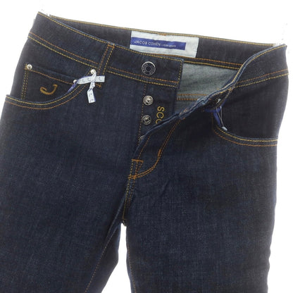 【新品】ヤコブコーエン JACOB COHEN SCOTT ストレッチ デニムパンツ ジーンズ ネイビー【 28 】【 状態ランクN 】【 メンズ 】