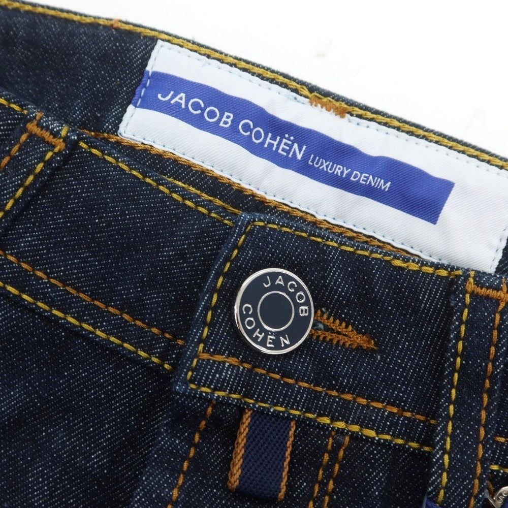 【新品】ヤコブコーエン JACOB COHEN SCOTT ストレッチ デニムパンツ ジーンズ ネイビー【 28 】【 状態ランクN 】【 メンズ 】
