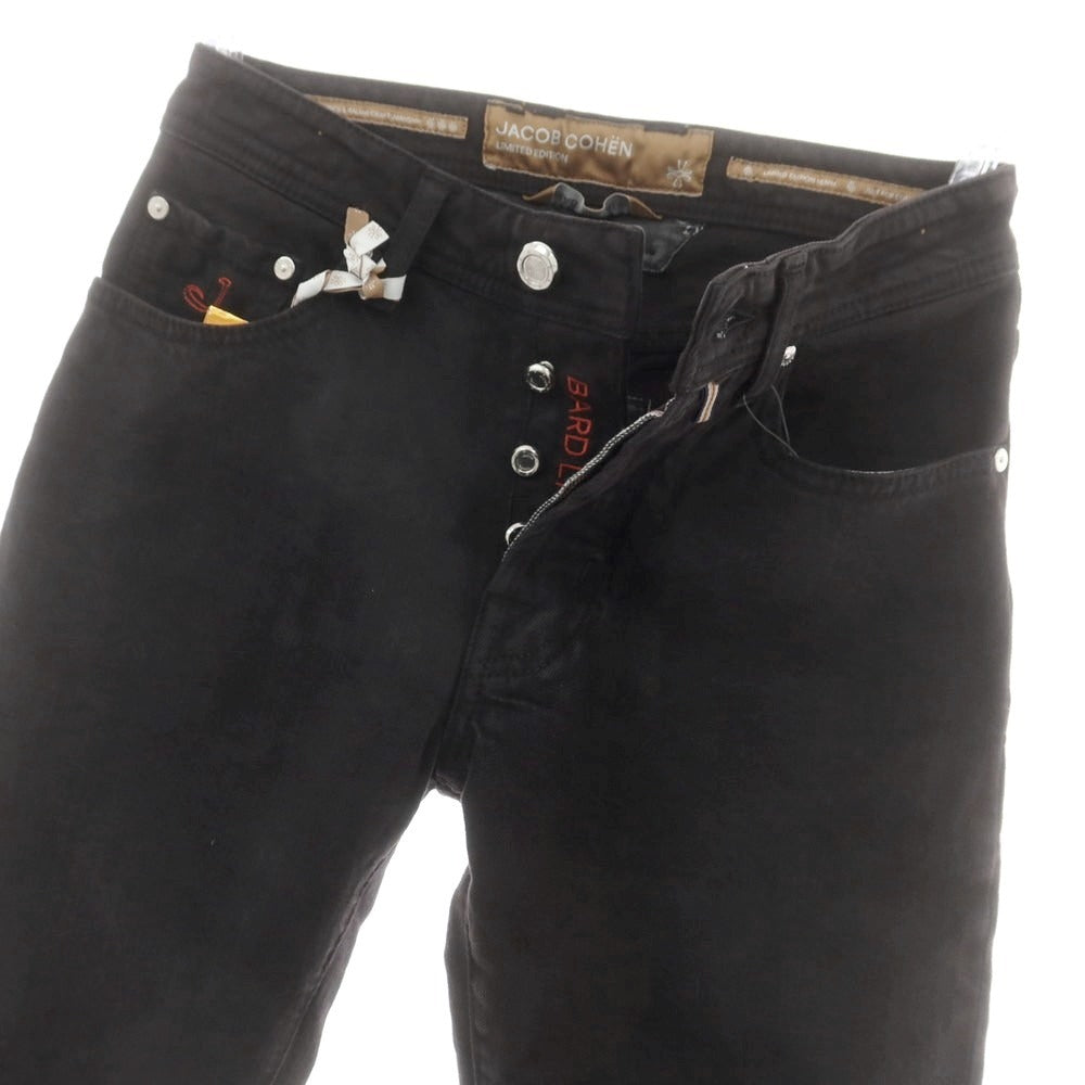 【新品】ヤコブコーエン JACOB COHEN BARD LTD ストレッチ デニムパンツ ジーンズ ブラック【 28 】【 状態ランクN 】【 メンズ 】