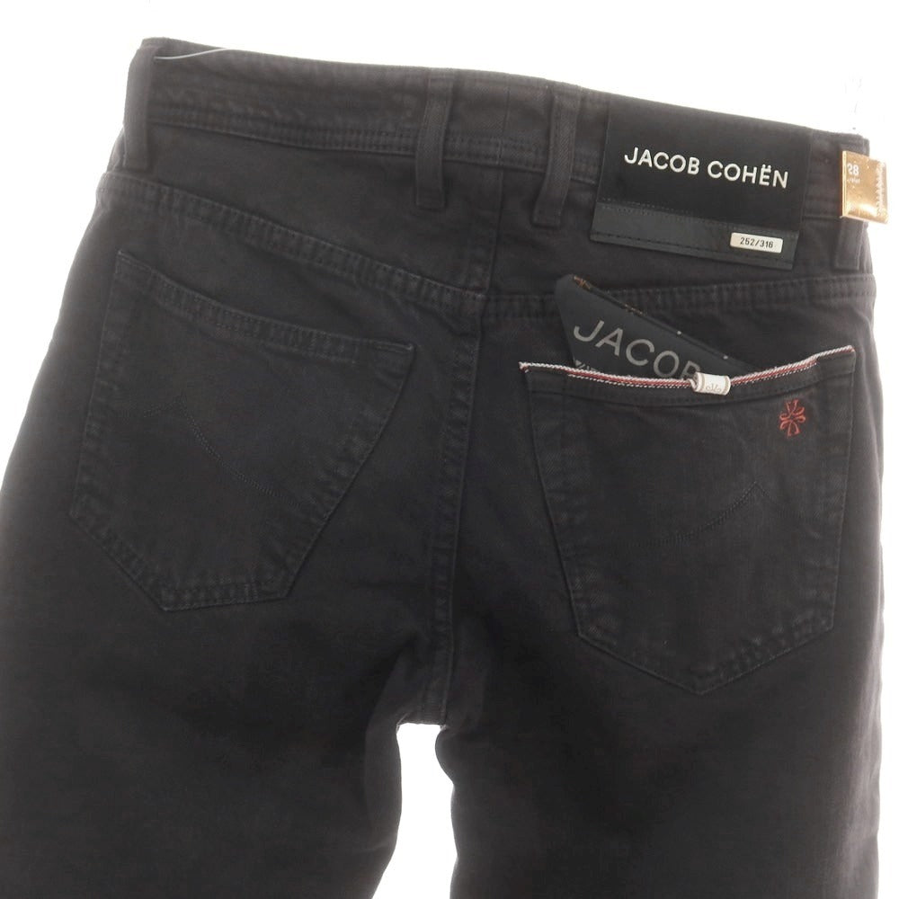 【新品】ヤコブコーエン JACOB COHEN BARD LTD ストレッチ デニムパンツ ジーンズ ブラック【 28 】【 状態ランクN 】【 メンズ 】