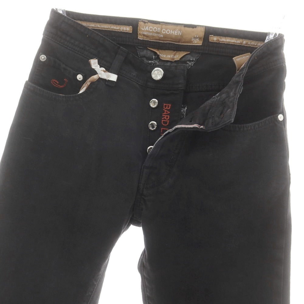 【新品】ヤコブコーエン JACOB COHEN BARD LTD ストレッチ デニムパンツ ジーンズ ブラック【 28 】【 状態ランクN 】【 メンズ 】