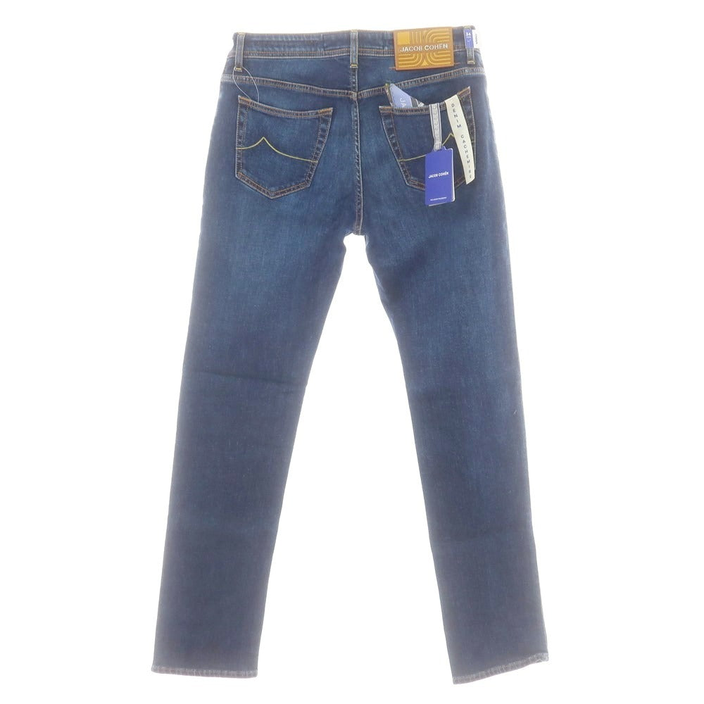 【新品】ヤコブコーエン JACOB COHEN BARD ストレッチ カシミヤ混 デニムパンツ ジーンズ ダークブルー【 34 】【 状態ランクN 】【 メンズ 】