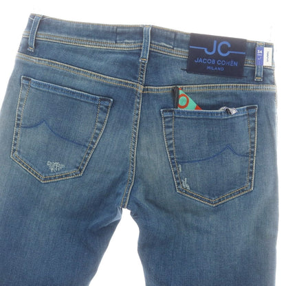 【新品】ヤコブコーエン JACOB COHEN NICK SLIM ストレッチ デニムパンツ ジーンズ ブルー【 34 】【 状態ランクN 】【 メンズ 】