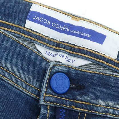 【新品】ヤコブコーエン JACOB COHEN NICK SLIM ストレッチ デニムパンツ ジーンズ ブルー【 34 】【 状態ランクN 】【 メンズ 】