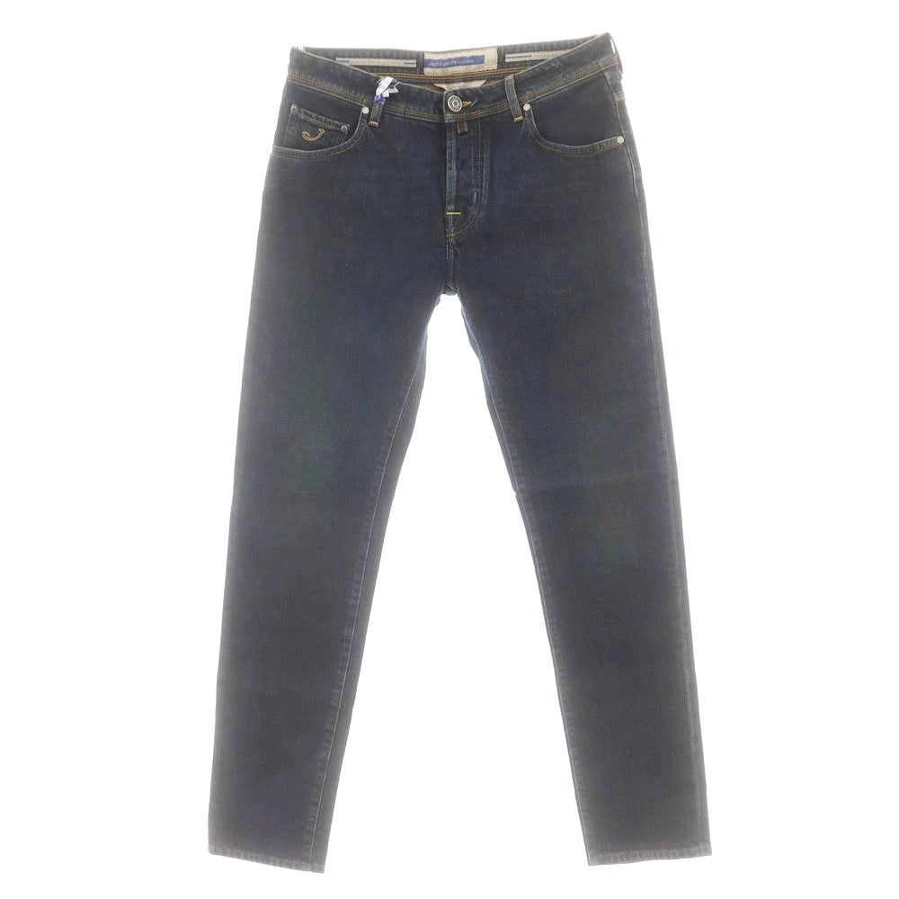 【新品】ヤコブコーエン JACOB COHEN BARNY ストレッチ デニムパンツ ジーンズ ネイビー系【 34 】【 状態ランクN 】【 メンズ 】