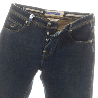 【新品】ヤコブコーエン JACOB COHEN BARNY ストレッチ デニムパンツ ジーンズ ネイビー系【 34 】【 状態ランクN 】【 メンズ 】