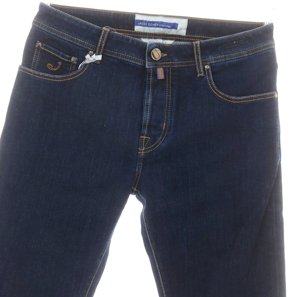 【新品】ヤコブコーエン JACOB COHEN EDUARD ストレッチ デニムパンツ ジーンズ ネイビー【 34 】【 状態ランクN 】【 メンズ 】