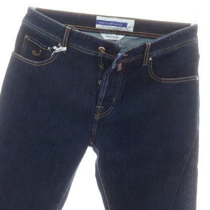 【新品】ヤコブコーエン JACOB COHEN EDUARD ストレッチ デニムパンツ ジーンズ ネイビー【 34 】【 状態ランクN 】【 メンズ 】