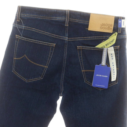 【新品】ヤコブコーエン JACOB COHEN EDUARD ストレッチ デニムパンツ ジーンズ ネイビー【 34 】【 状態ランクN 】【 メンズ 】