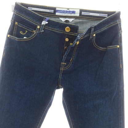 【新品】ヤコブコーエン JACOB COHEN BARNY ストレッチ デニムパンツ ジーンズ ネイビー【 34 】【 状態ランクN 】【 メンズ 】