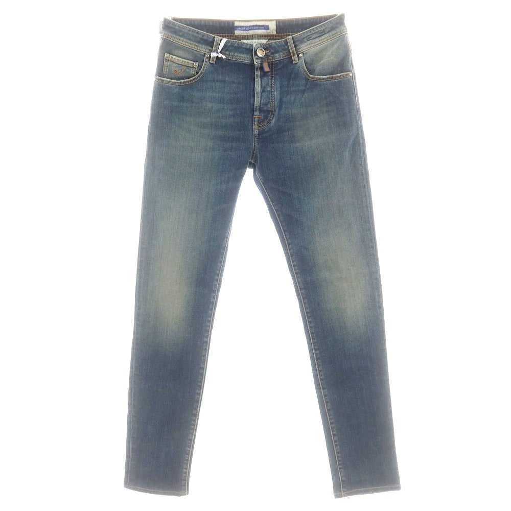 【新品】ヤコブコーエン JACOB COHEN BARNY ストレッチ デニムパンツ ジーンズ ダークブルー【 34 】【 状態ランクN 】【 メンズ 】