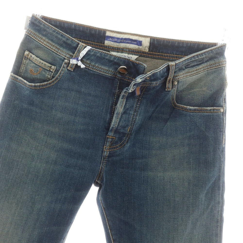 【新品】ヤコブコーエン JACOB COHEN BARNY ストレッチ デニムパンツ ジーンズ ダークブルー【 34 】【 状態ランクN 】【 メンズ 】