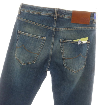 【新品】ヤコブコーエン JACOB COHEN BARNY ストレッチ デニムパンツ ジーンズ ダークブルー【 34 】【 状態ランクN 】【 メンズ 】