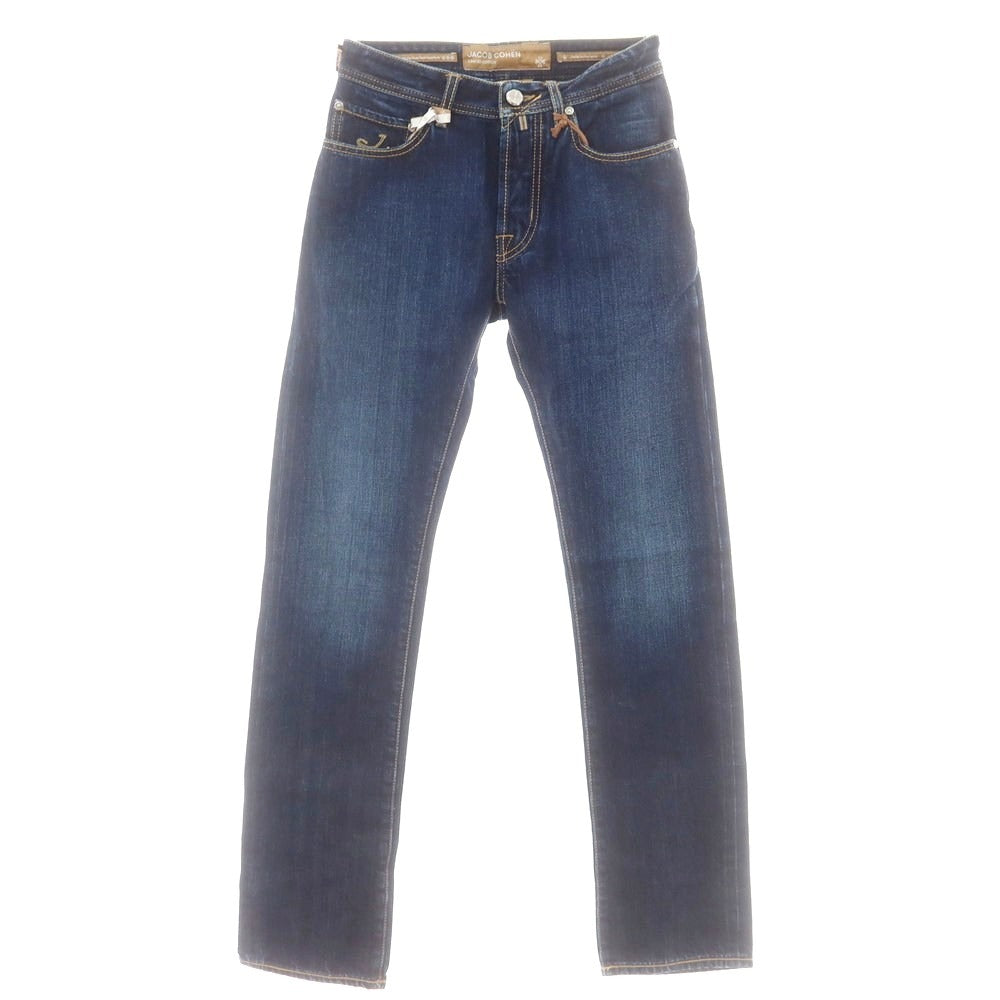 【新品】ヤコブコーエン JACOB COHEN BARD LTD デニムパンツ ジーンズ ネイビー【 28 】【 状態ランクN 】【 メンズ 】