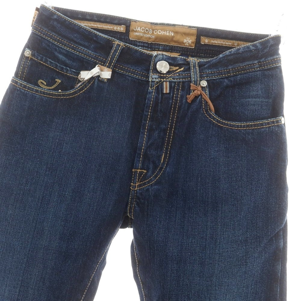 【新品】ヤコブコーエン JACOB COHEN BARD LTD デニムパンツ ジーンズ ネイビー【 28 】【 状態ランクN 】【 メンズ 】