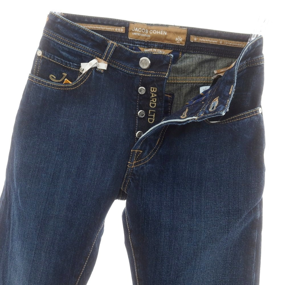 【新品】ヤコブコーエン JACOB COHEN BARD LTD デニムパンツ ジーンズ ネイビー【 28 】【 状態ランクN 】【 メンズ 】
