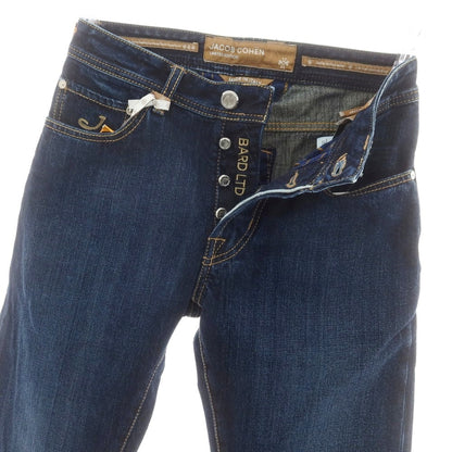 【新品】ヤコブコーエン JACOB COHEN BARD LTD デニムパンツ ジーンズ ネイビー【 28 】【 状態ランクN 】【 メンズ 】