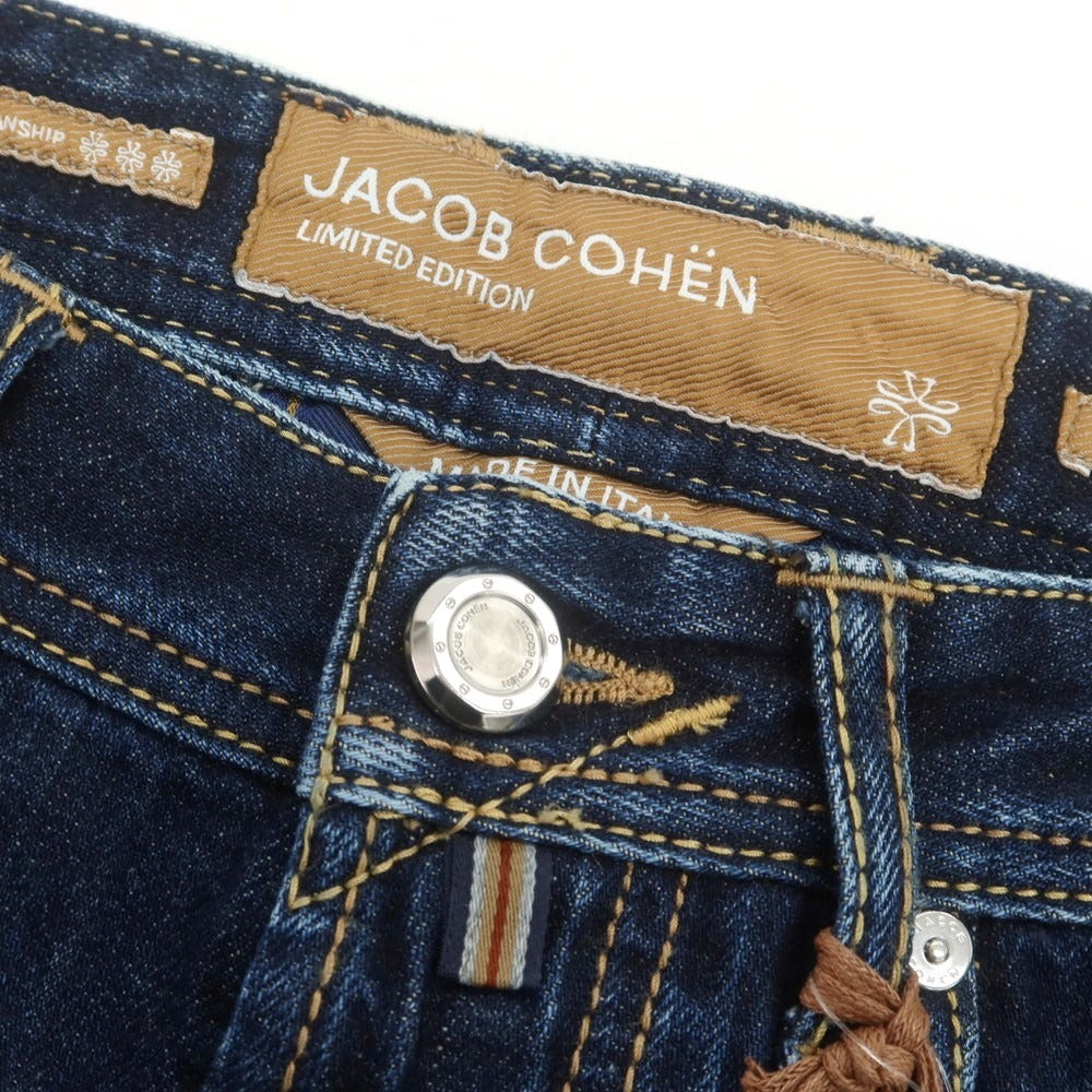 【新品】ヤコブコーエン JACOB COHEN BARD LTD デニムパンツ ジーンズ ネイビー【 28 】【 状態ランクN 】【 メンズ 】
