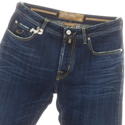 【新品】ヤコブコーエン JACOB COHEN BARD LTD デニムパンツ ジーンズ ネイビー【 34 】【 状態ランクN 】【 メンズ 】