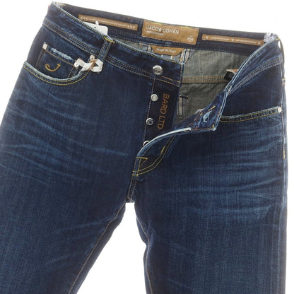 【新品】ヤコブコーエン JACOB COHEN BARD LTD デニムパンツ ジーンズ ネイビー【 34 】【 状態ランクN 】【 メンズ 】