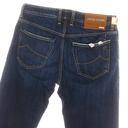 【新品】ヤコブコーエン JACOB COHEN BARD LTD デニムパンツ ジーンズ ネイビー【 34 】【 状態ランクN 】【 メンズ 】