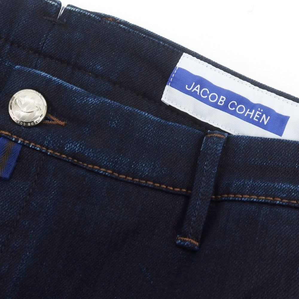 【新品】ヤコブコーエン JACOB COHEN ADAM ストレッチ デニムパンツ ジーンズ ネイビー【 34 】【 状態ランクN 】【 メンズ 】