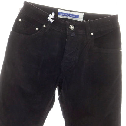 【新品】ヤコブコーエン JACOB COHEN NICK ストレッチコットン 細畝 コーデュロイパンツ ブラック【 29 】【 状態ランクN 】【 メンズ 】