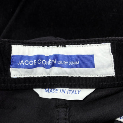 【新品】ヤコブコーエン JACOB COHEN NICK ストレッチコットン 細畝 コーデュロイパンツ ブラック【 29 】【 状態ランクN 】【 メンズ 】