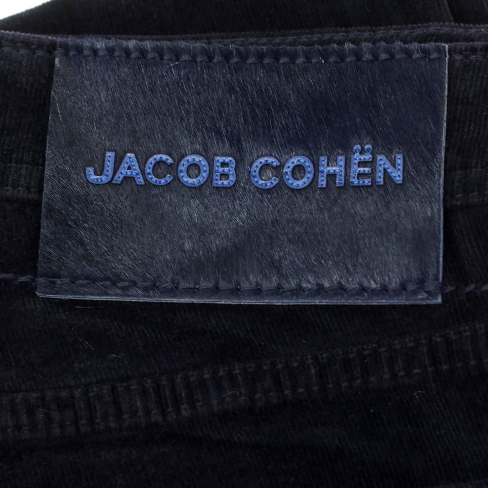 【新品】ヤコブコーエン JACOB COHEN NICK ストレッチコットン 細畝 コーデュロイパンツ ネイビー【 28 】【 状態ランクN 】【 メンズ 】