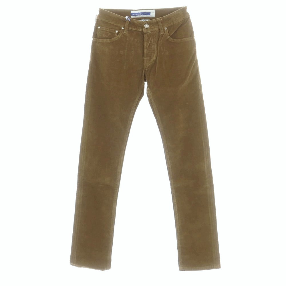 【新品】ヤコブコーエン JACOB COHEN NICK ストレッチコットン 細畝 コーデュロイパンツ カーキ【サイズ29】【 状態ランクN 】【 メンズ 】[DPD]
